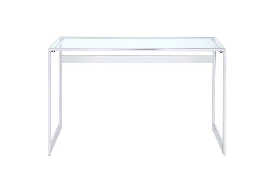 Coaster 800746-CO Furniture Computer Desk with Glass Top